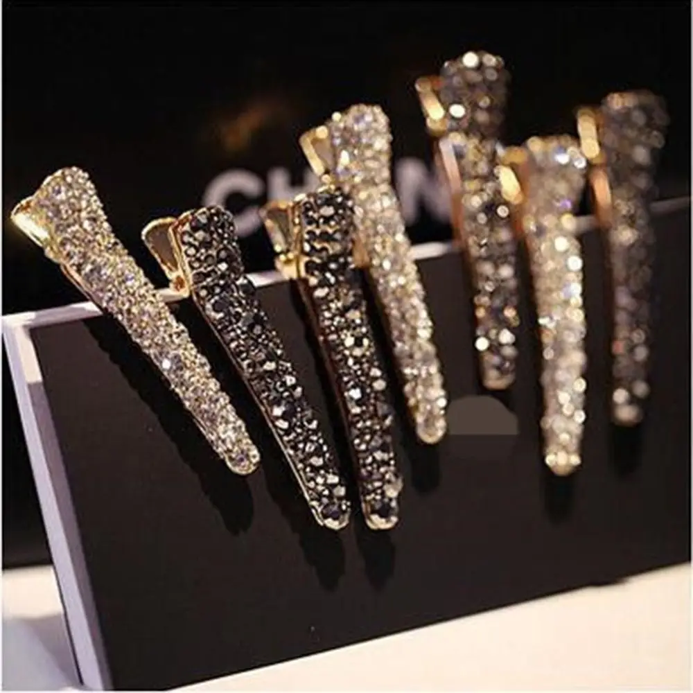 

Women Hair Clips Alloy Crystal Hairpins Barrettes Girls Elegant Hairgrips Hair Accessories Rhinestone Hair Styling Tools