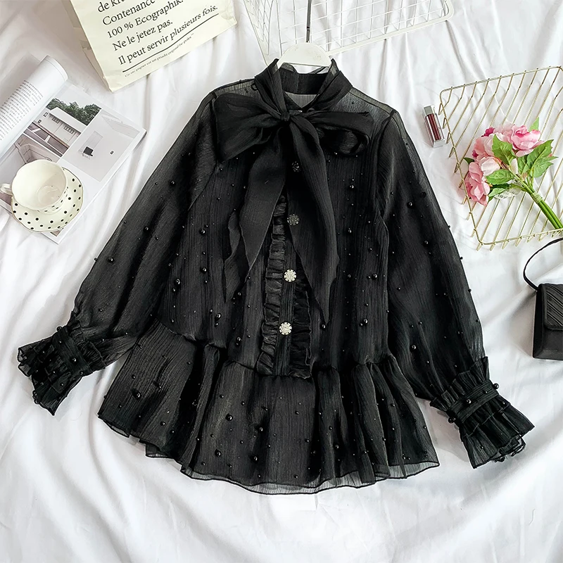 Женское шифоновое платье с бантом и базовое комплект из 2 предметов повседневная