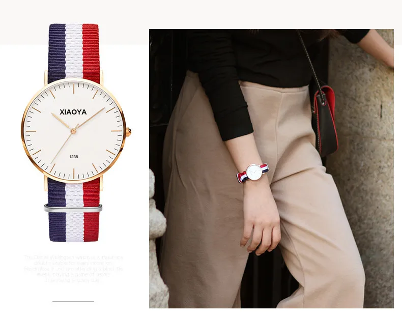 XIAOYA luxury brand COUPLE quartz watch fashion rose gold silver man dw watch style men dress watch 41mm/34mm relogio feminino
