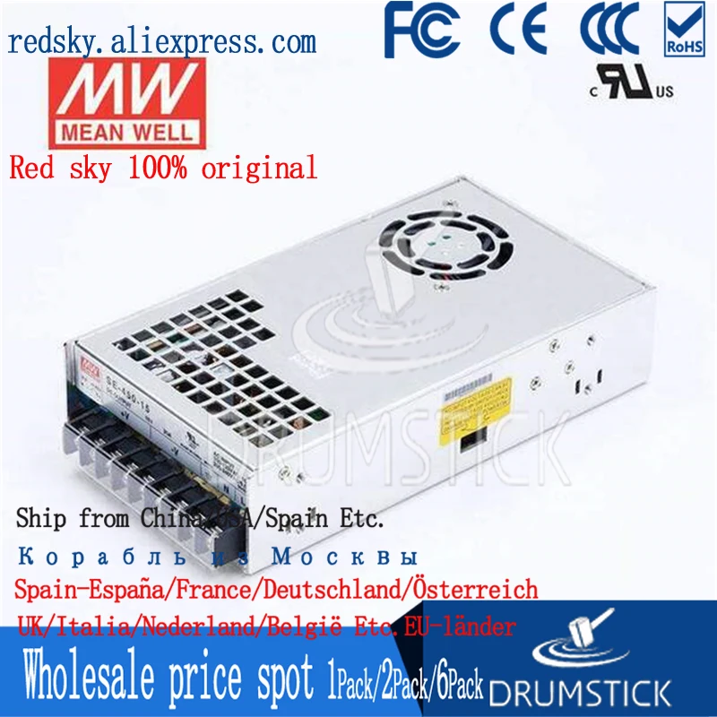 friendly MEAN WELL 12Pack SE-450-15 15V 30A meanwell SE-450 450W Single Output Power Supply | Обустройство дома