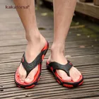 Массажные шлепанцы для мужчин, летние пляжные тапочки, удобная повседневная обувь, уличные сандалии