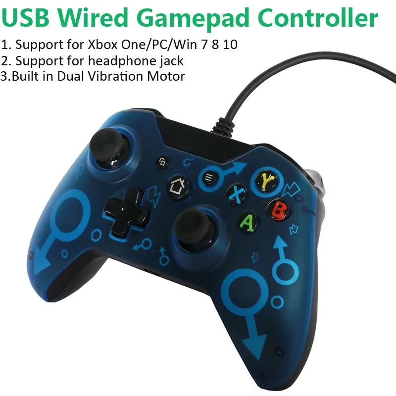 

New Wired USB 2.0 Controller Gamepad For WinXP/Win7/Win8/Win10 For Xbox PC Computer Laptop Game Joystick