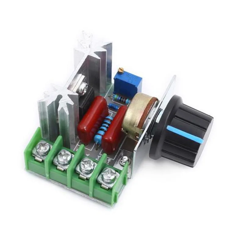 220 В 2000 Вт регулятор скорости диммеры с затемнением напряжения термостат