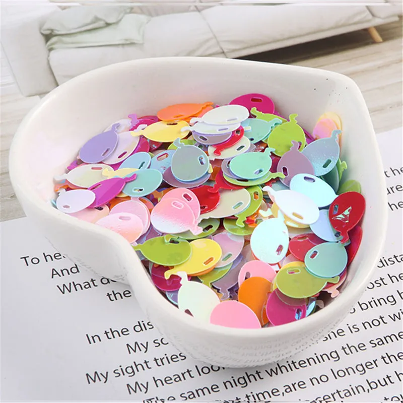 

10g/Pack AB Colors Flower Balloon Dolphin Shape Sequins PVC Paillettes DIY Wedding Sewing Craft Costume Lentejuelas Accessories