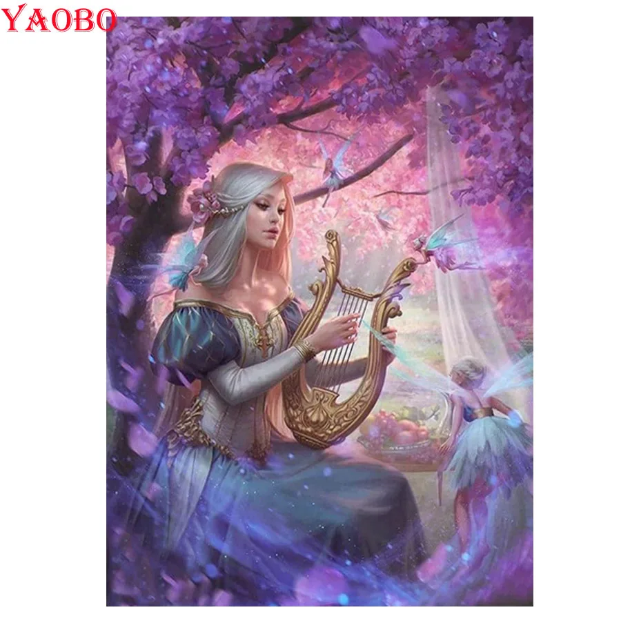 Красота волшебный эльф Алмазная вышивка мозаика полная дрель квадратный/круглый
