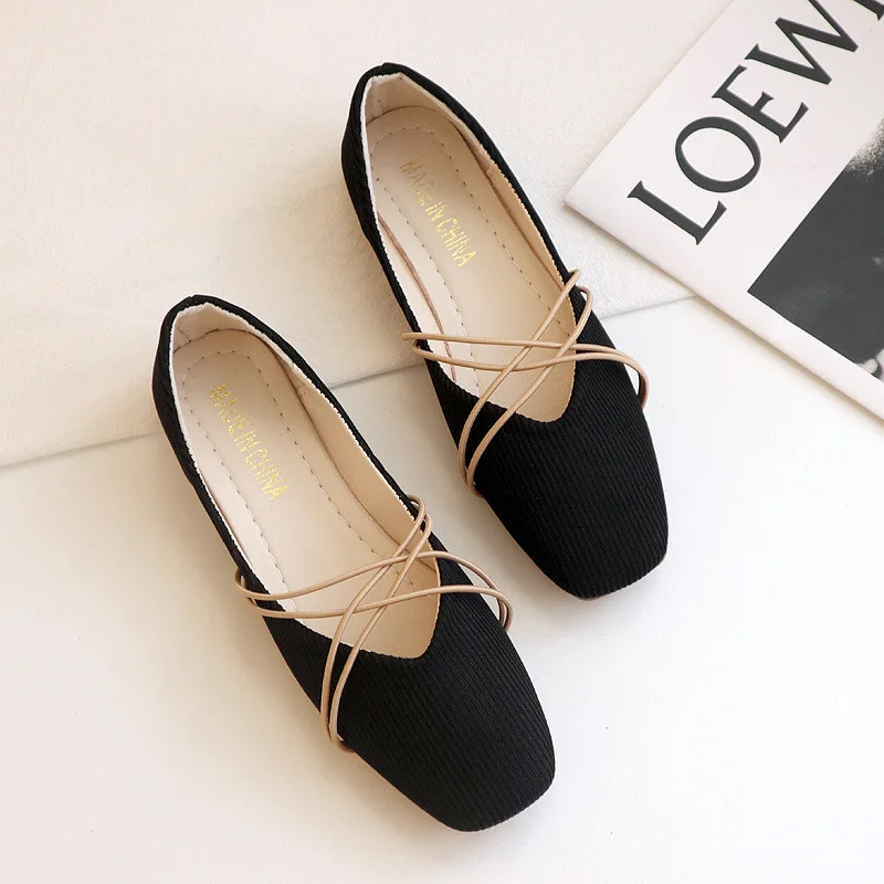 

Spring Women Flats Shoes Woman Genuine Leather Flats Ladies Shoes Female Cutout Slip On Ballet Flat Loafers Big Size