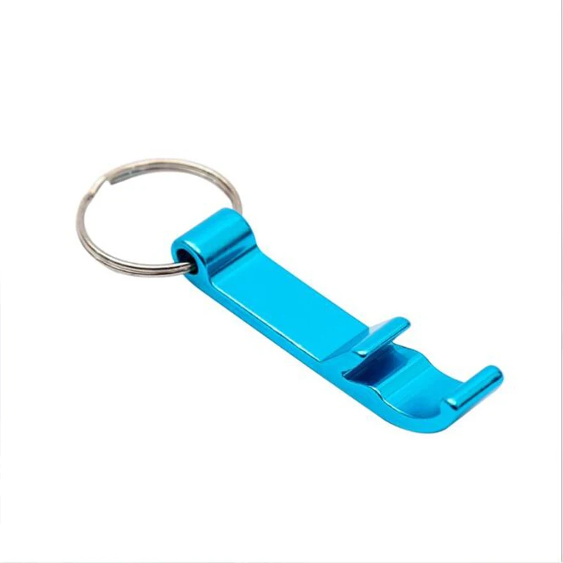 Портативная открывалка для бутылок брелок кухонные инструменты из алюминиевого