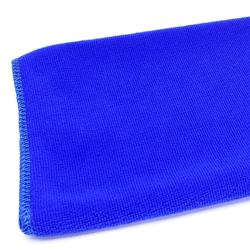 

20PCS Microfiber Blue Kitchen Cleaning Towels Pot Pan Oil Stains Scouring Pad Dish Plate Rag Washing Cloth