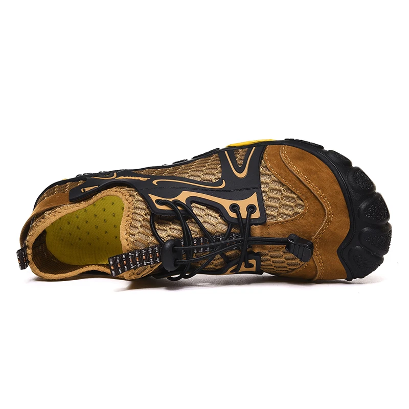 

Hot Style Breathable Men Hiking Shoes Suede Mesh Outdoor Men Sneakers Climbing Shoes Men Sport Shoes Quick-dry Water Shoes