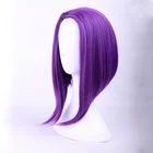 Женский парик для косплея на Хэллоуин, новый парик для ролевых игр с пурпурными волосами