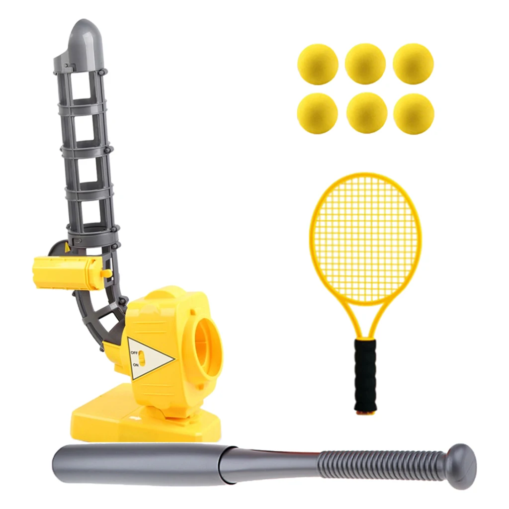 

Sports Baseball Pitching Machine for Kids, Teens, and Adults, Includes Automatic Ballfeeder