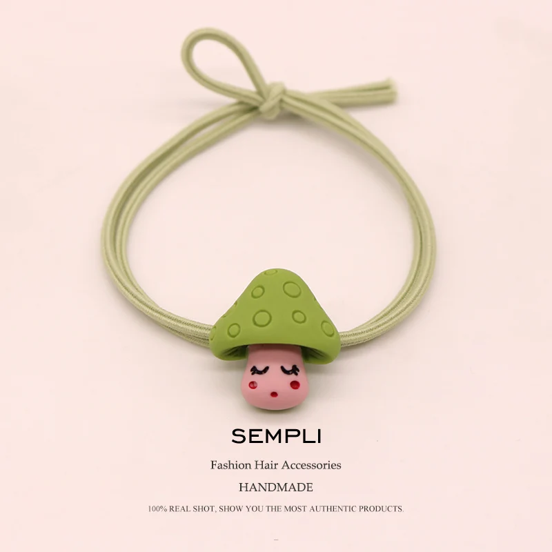 Женские нейлоновые резинки для волос Sempli резинка с милым улыбающимся лицом и