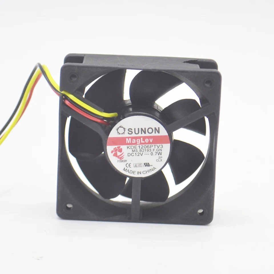 Оригинальный 3 линейный вентилятор охлаждения радиатора SUNON KDE1206PTV3 12 В 0 7 Вт 60