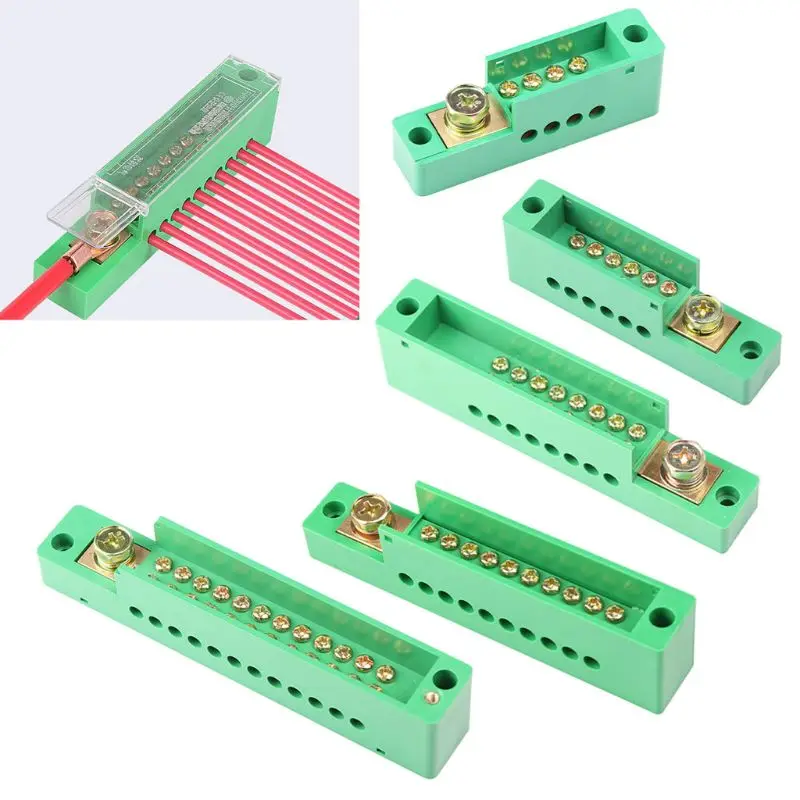 Unipolar Splitter Junction Box Retardant Metering Cabinet Wire Terminal Block Retardant Flame Retar Electrical Accessories