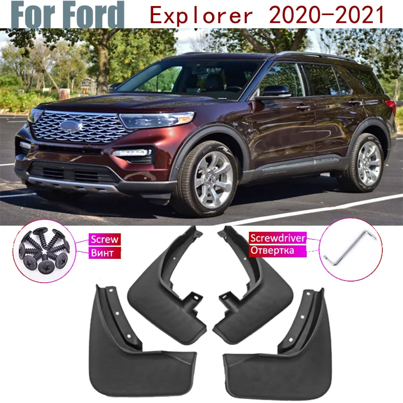 

4 шт., передние и задние брызговики для Ford Explorer 2020-2021