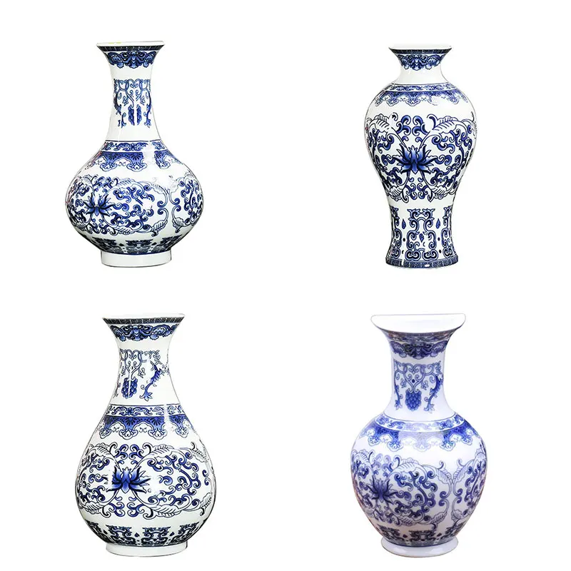 Настенные керамические вазы для цветов Античная фарфоровая ваза украшение