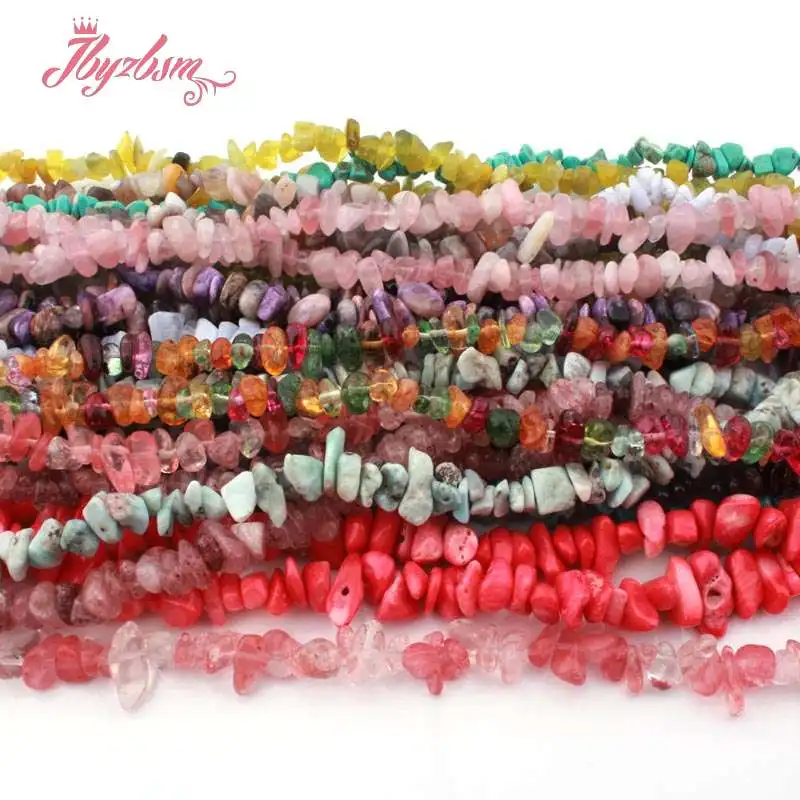 Бусины из натурального камня бусины чипа неправильной формы для