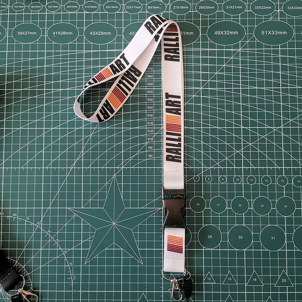 

Держатель для мобильного телефона JDM Racing, быстросъемный ремешок для мобильного телефона с картой для удостоверения личности, брелок для ключей для раллиарта Mitsubishi