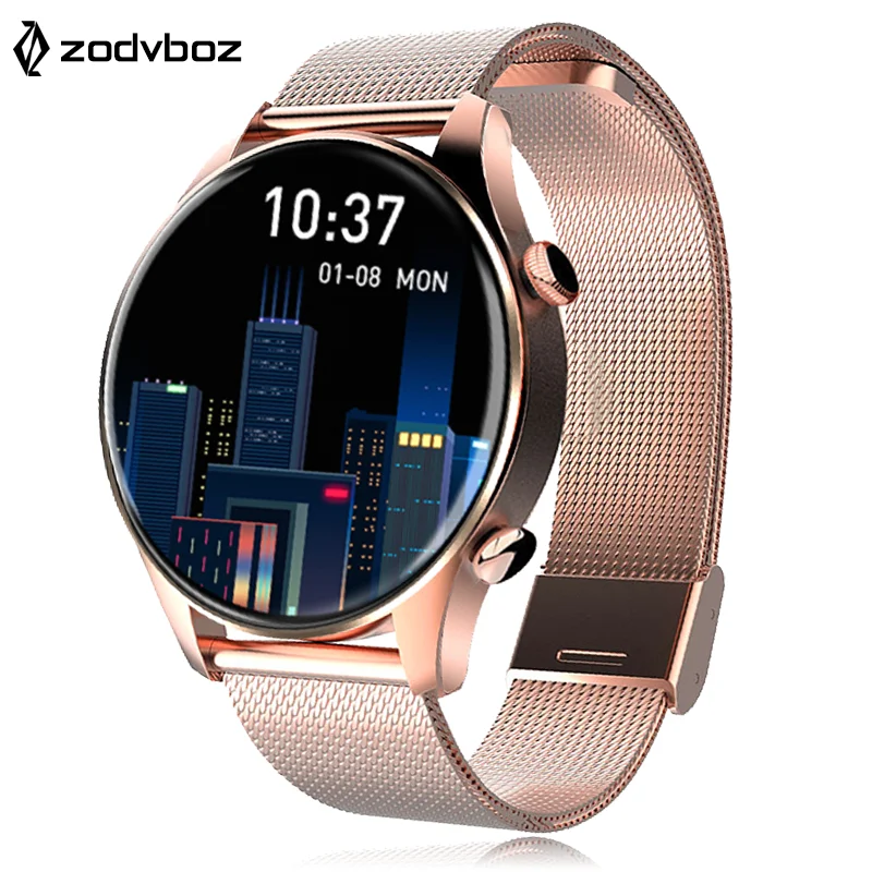 

2022 Fashion Women Smart Watch Custom Dial Bluetooth Call Sport Watches Men IP68 Waterproof Smartwatch For Ladies Galaxy Watch 4