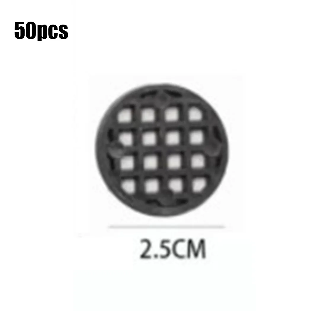 

Outdoor Mesh Pads Pad Plastic 50PCS Pot Black Yard Bonsai Bottom Flower