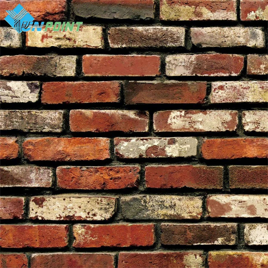 

Самоклеящиеся ПВХ винтажные кирпичные водонепроницаемые пасторальные обои для гостиной Кабинета дивана фоновые декоративные настенные н...