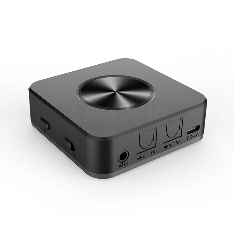 Black 2 в 1 Bluetooth передатчик приемник беспроводной аудио адаптер Bluetooth V5.0 Аудио ТВ оптический Волоконно-оптический адаптер - Цвет: Black