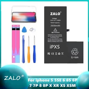 phone batteries for apple iphone 5s 5 se x xr xs max original replacement battery for iphone 7 8plus 7plus 6sp iphone 6 battery free global shipping
