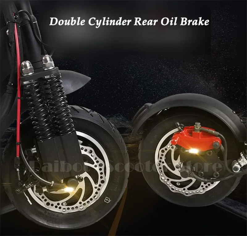 10 ''мощный электрический скутер электрические скутеры с двойным приводом 2000W