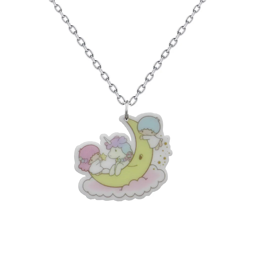 2019 модные Подарочные ювелирные изделия для девочек красивая луна подвеска