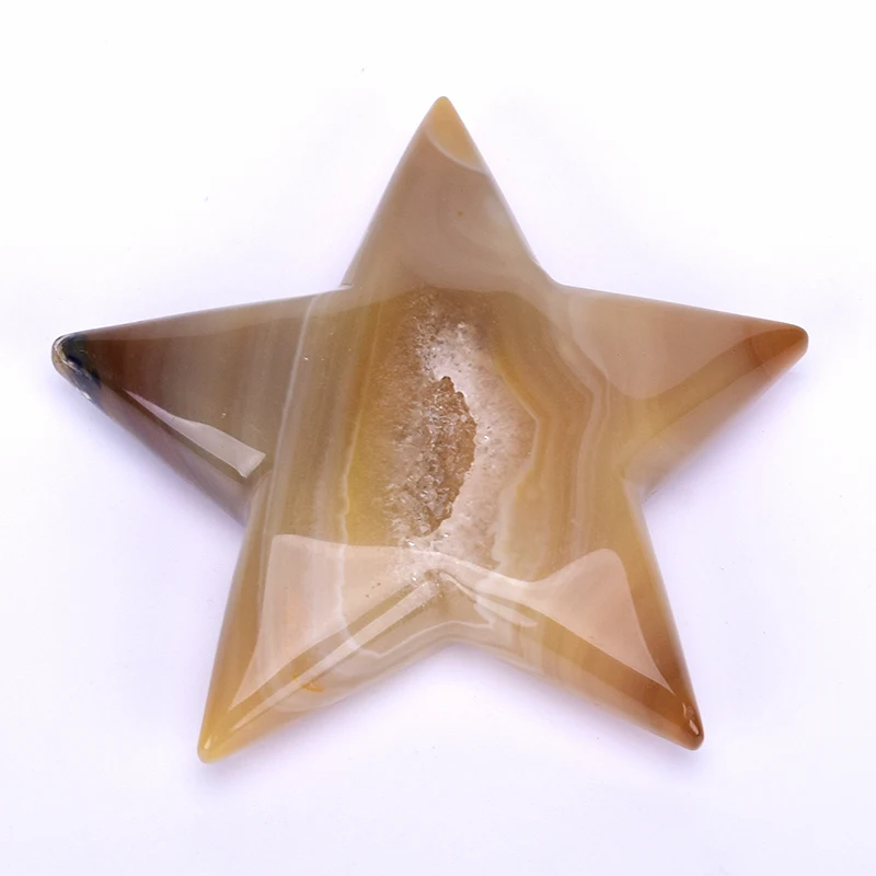 1 шт. натуральный жеод пентаграмма кристалл Целебный Камень агат энергетический