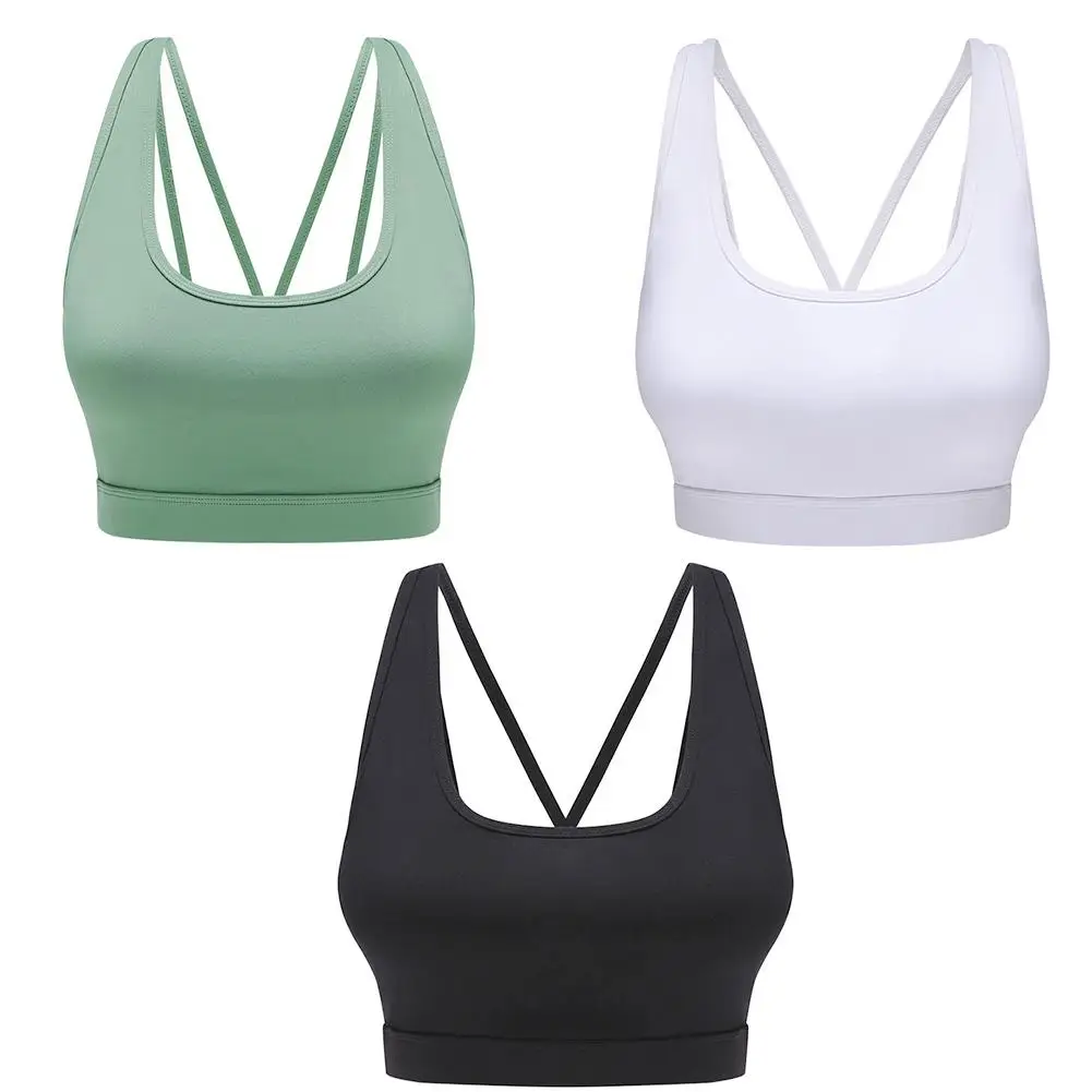 

Бюстгальтер Спортивный Быстросохнущий с кольцами из нержавеющей стали