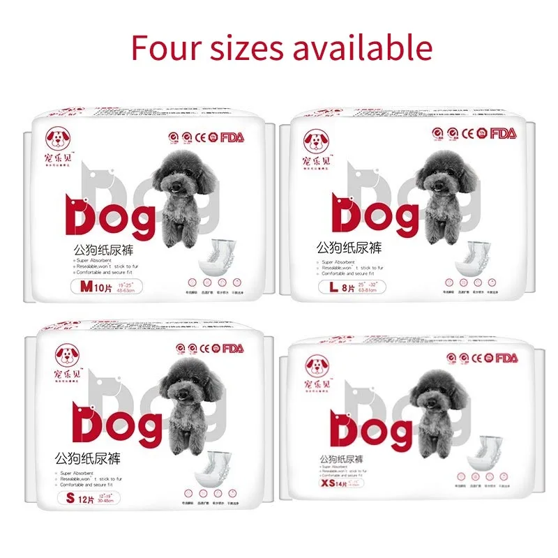 Подгузники для домашних собак качественные мягкие одноразовые подгузники
