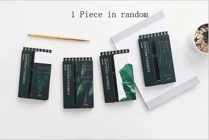 Y 1 Piece in random 80 листов японский карман Kawaii Мультфильм студентов словарь блокнот английские слова карты Дети Исследование Memo Примечания руководство книга - Цвет: Y 1 Piece in random