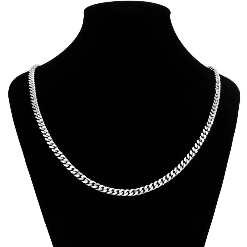 50 см колье ожерелья для женщин мужчин Neckless Длинная цепочка Ювелирные изделия Cadenas