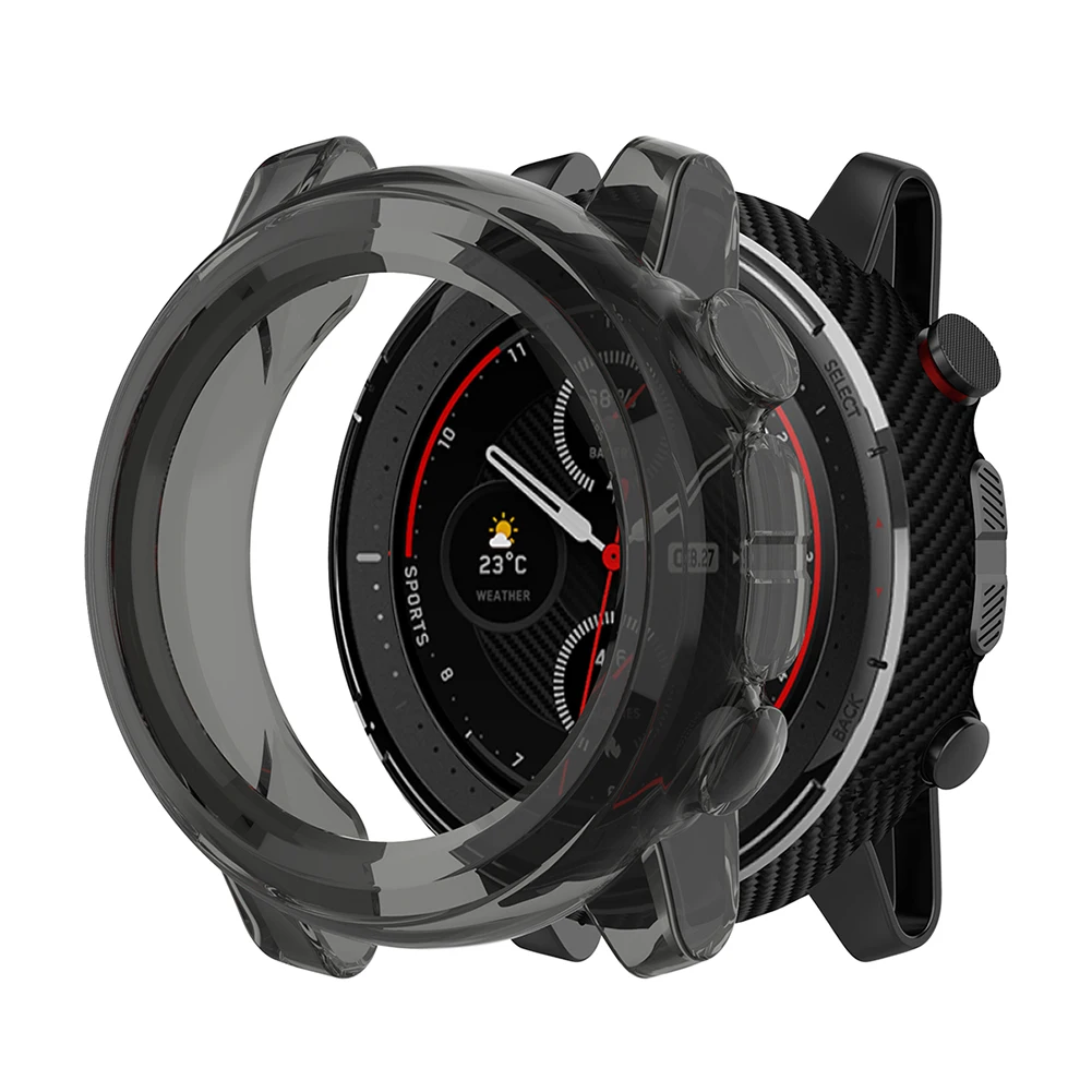 Мягкий чехол из ТПУ защитный для Amazfit Stratos 3 A1928 аксессуары умных