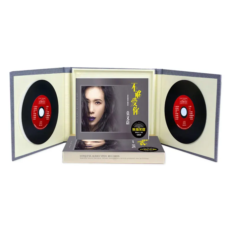 3 компакт диск коробка комплект оригинальный CD с поп музыкой Karen Mok Mo Wenwei Китай
