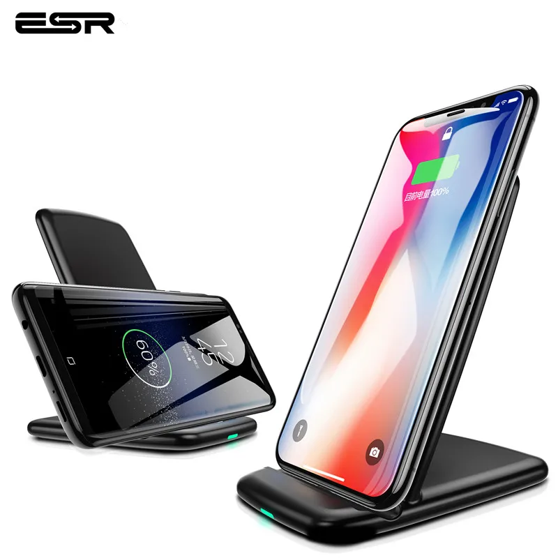 ESR 5 В/9 В Qi Беспроводное зарядное устройство для samsung Galaxy S8 S7 S9 Note 8 для iPhone X 8 8 Plus Google Nexus 4/5 быстрая зарядная док-станция