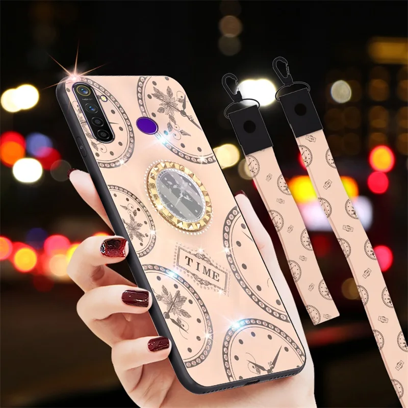 Роскошный чехол с узором в виде часов для OPPO Realme 5 Pro Чехол акриловым