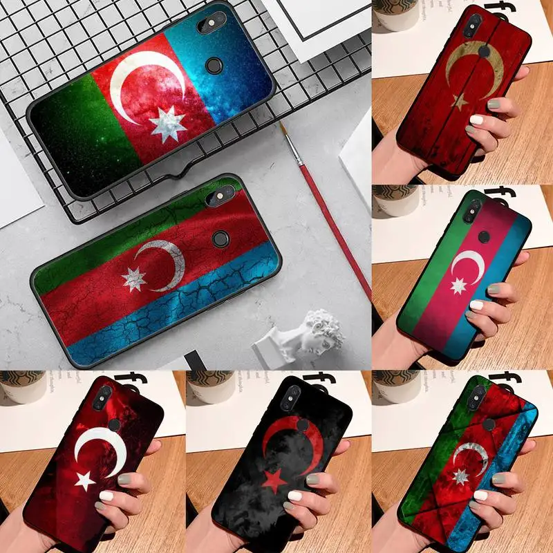 

Azerbaijan buta flag Phone Case For Xiaomi Redmi note 7 8 9 11 t s 10 A pro lite funda shell coque cover
