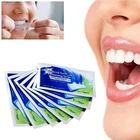 Горячая Распродажа, отбеливание зубов, полоски для гигиены полости рта, профессиональная усовершенствованная полоска для отбеливания зубов, наклейки для ежедневного использования, 1 пара = 1 сумка