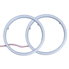 Автомобильные глаза ангела, хлопковые белые переключаемые кольца ангельские глазки 2,5 дюйма, кольца ангельские глазки 60 мм 70 мм 80 мм 90 мм 95 мм 100 мм 110 мм 120 мм автомобильные DRL глазки