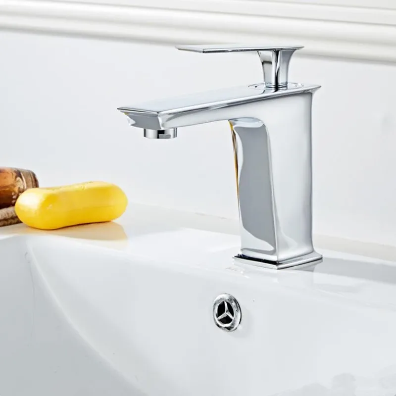 Waterfall Bathroom Sink Faucet Deck Mount Hot Cold Water Basin Mixer Taps Polished Chrome Lavatory Tap Wash | Обустройство дома