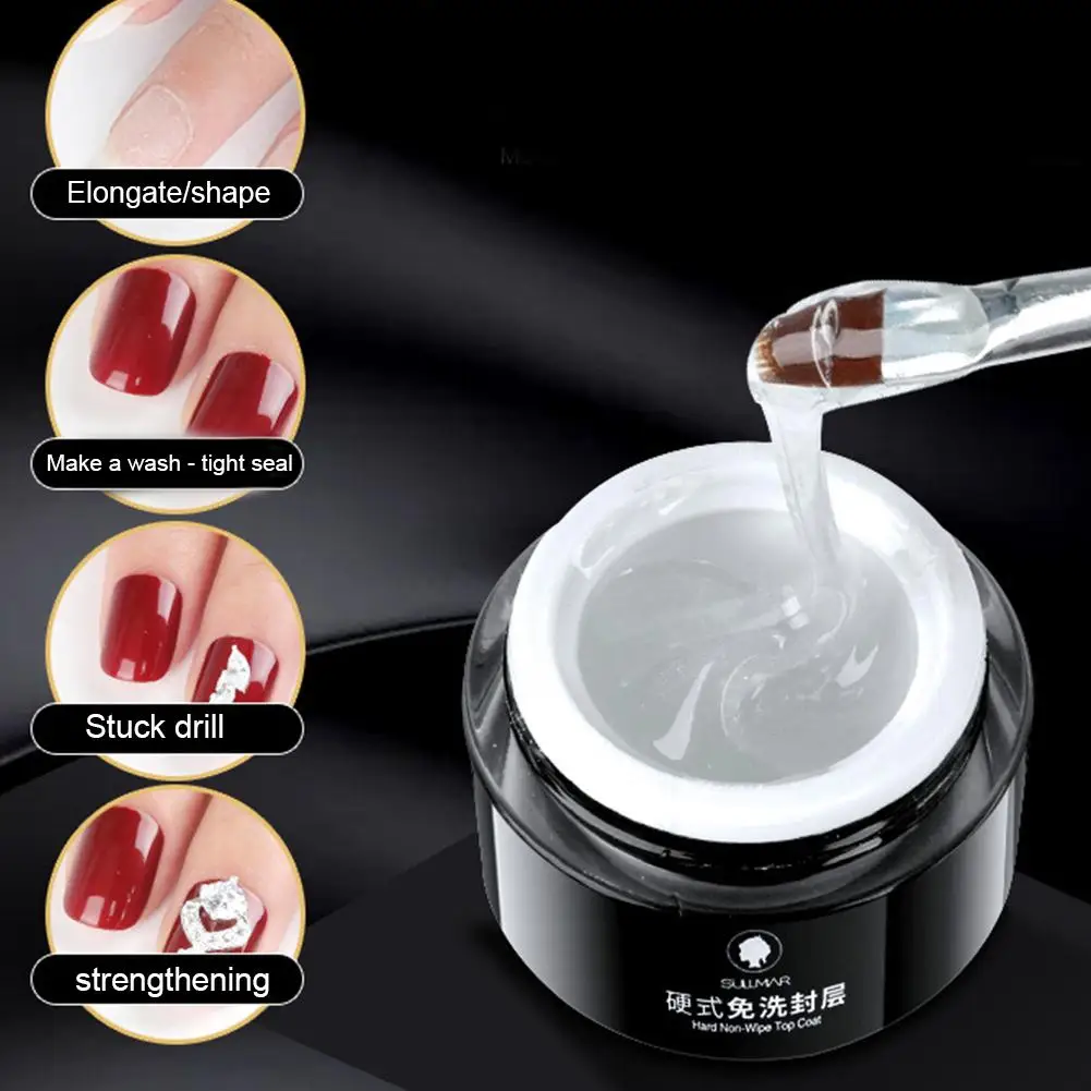 Nail Art липкий стразы Расширенный клей для укрепления формируя строительный 4-в-1