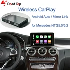 Беспроводная игровая приставка CarPlay для Mercedes Benz C-Class W205 и GLC 2015-2018, с Android Auto Mirror Link AirPlay