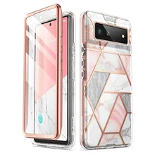 For Google Pixel 6 Case (2021 Release) I-BLASON Cosmo Slim Full-Body Stylish Protective Case with Built-in Screen Protector
