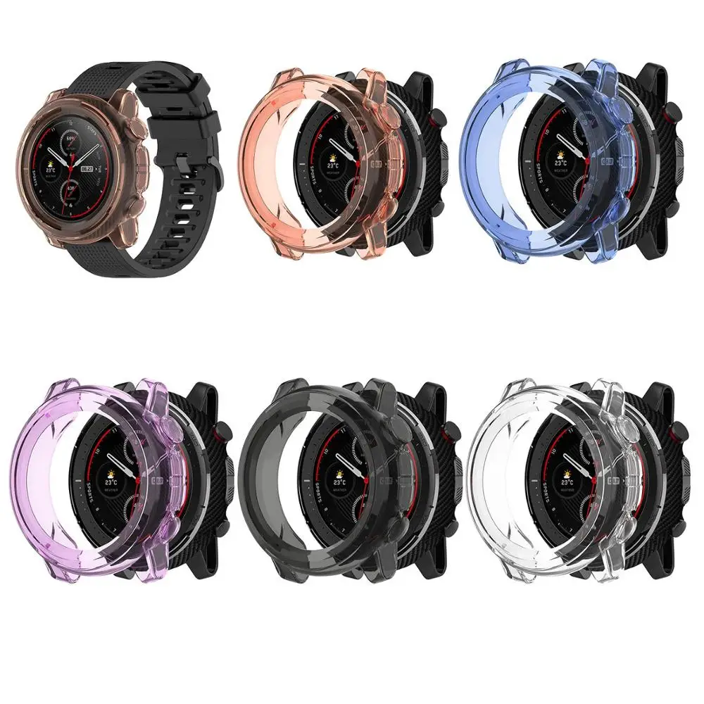 Закаленное защитное стекло для экрана Xiaomi Huami Amazfit stratos 3 ремешок часов ТПУ
