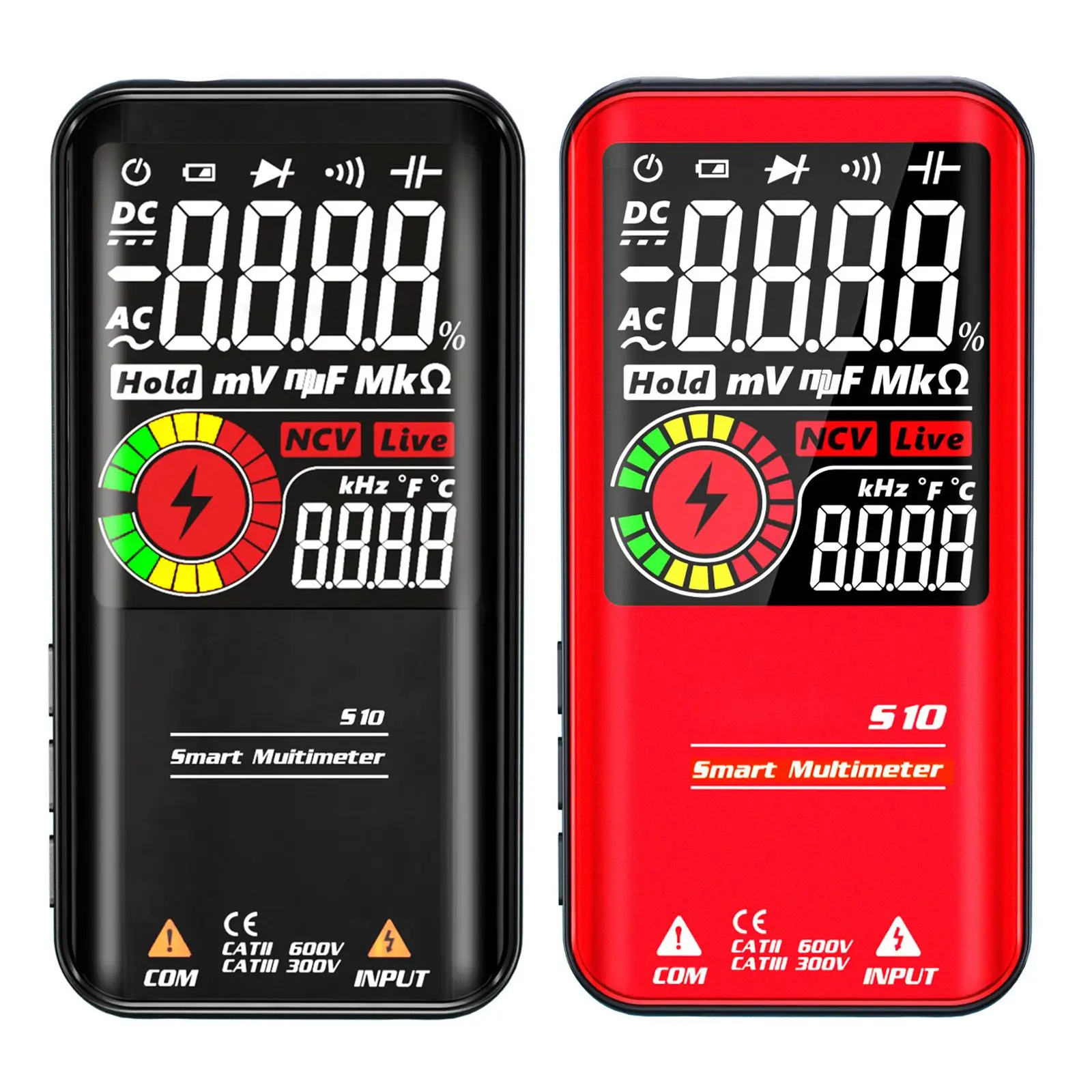 

Цифровой мультиметр, 3,5 дюйма, 10-620 в, для BSIDE S10/S11, 9999 отсчетов