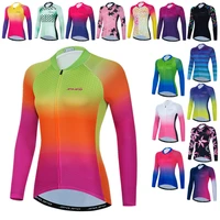weimostar autumn womens cycling jersey 2022 long sleeve pro bicycle jersey spring racing mtb bike jersey shirt cycling jackets