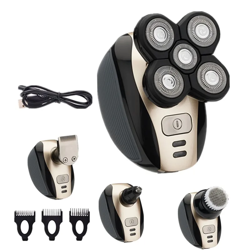 Электрическая бритва для бритья 5 в 1 электробритва влажной и сухой