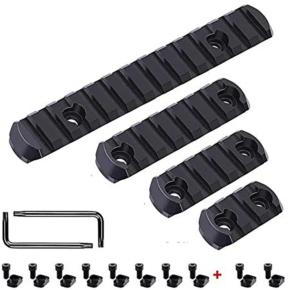 

Tactical M-Lok Picatinny Rail Mount Base 3/5/7/13-Slot Aluminum Mlok Rail Adapter Sections Gun Hunting Accessories